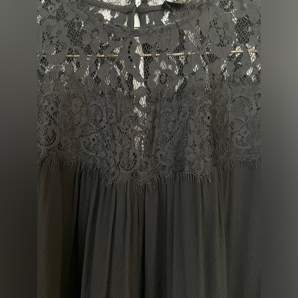 Juicy Couture Black‎ Label Medium Babydoll Lace Flare Lined Party Dress Women’s - Picture 5 of 14